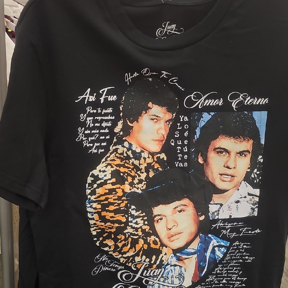 Luigi Black Graphic Tee for Men